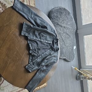 Zara Black Leather Women's Jacket